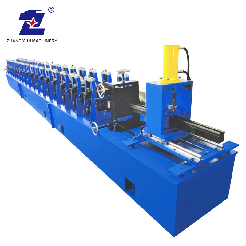 Modification rapide réglable C Z Type de section acier Purlin Profile Rouleau Machine de formage avec contrôle PLC