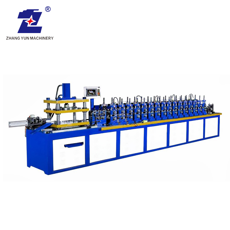 Machines de matériaux de construction Automatique Haute précision CZ Section Construction Purlin Roll Forming Machine